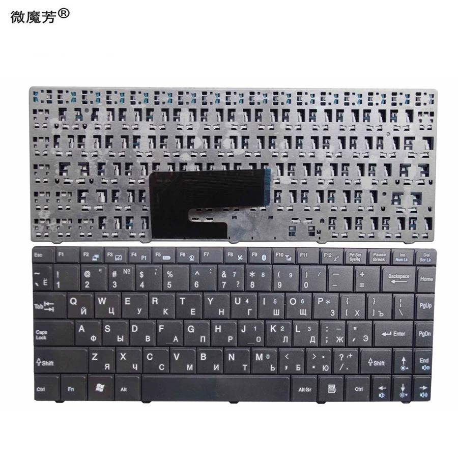 Russian Laptop Keyboard For Msi Cr420 Cr400 X350 Ex465 Cx420 Cr420 X370