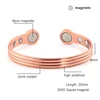 Oktrendy Pure Copper Bangle Magnetic Adjustable Cuff Bracelets Male Copper Health Energy Magnetic Bracelets Bangles For Women 5