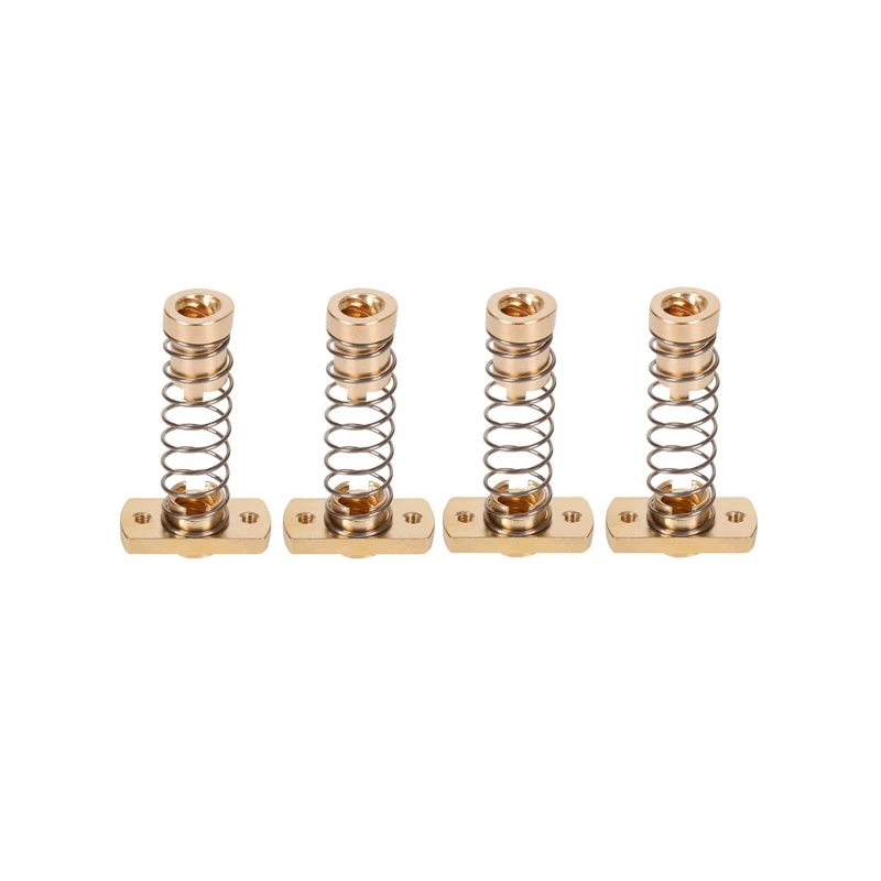 Акция! 4 комплекта CR10 Z Axis T8 противоударные Пружинные гайки космические латунные