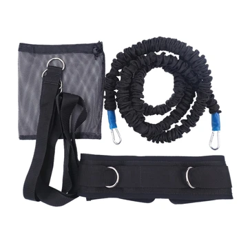

New Hot Fitness Resistance Bungee Band With Adjustable Belt Speed Training Tool For Running Training Strength Basketball And Foo