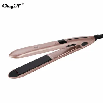 

Hair Straightener Curling Iron 2 in 1 Professional Hair Curler Flat Iron Curling Iron Adjustable Temperature Auto Shut-off 50