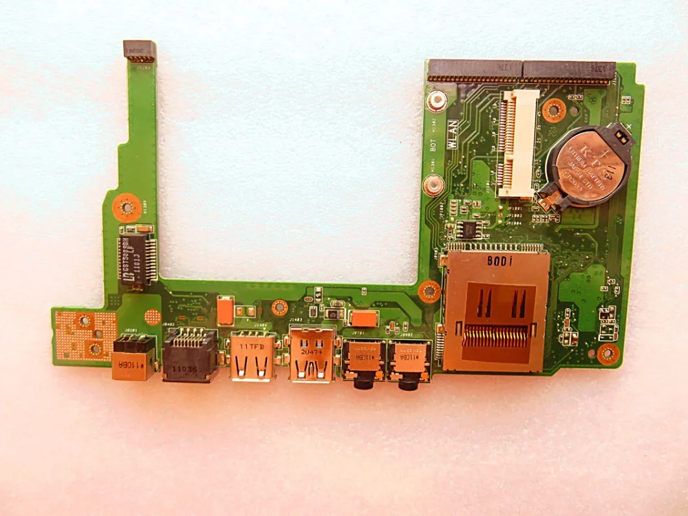 Usb аудио плата для ASUS U33JC IO lan ethernet sd card reader board хорошее качество тест хорошо лучшее