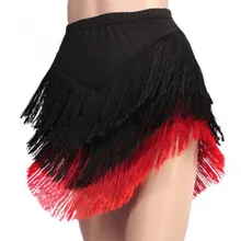 Женская черная юбка с бахромой с высокой талией Асимметричные Многослойные бахромы Сексуальная облегающая юбка танцевальный костюм Плюс Размер Клубная мини юбка 5XL