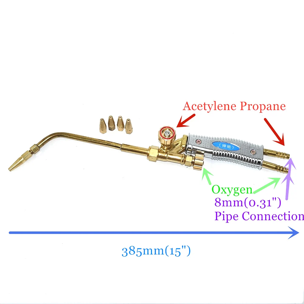 Gas Welding Torch Acetylene Propane Jet torch Gas Welding Tools Brazing Torch Air Conditioning Copper Aluminum Pipe Gun gas torch welding torch