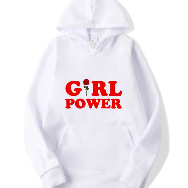 Womens Hoodies Sweatshirt Autumn Long Sleeve Letter Printed Sweatshirt Hooded Pullover Tops Hoodie Women Thick Warm Hoodies
