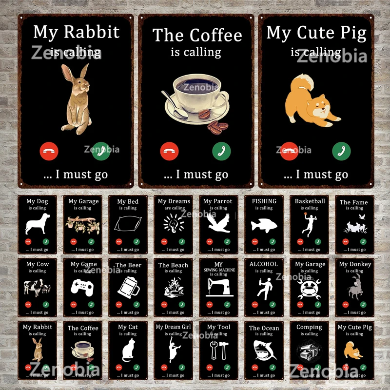 Декор Zenobia называется раньше винтажные жестяные знаки для игровой комнаты