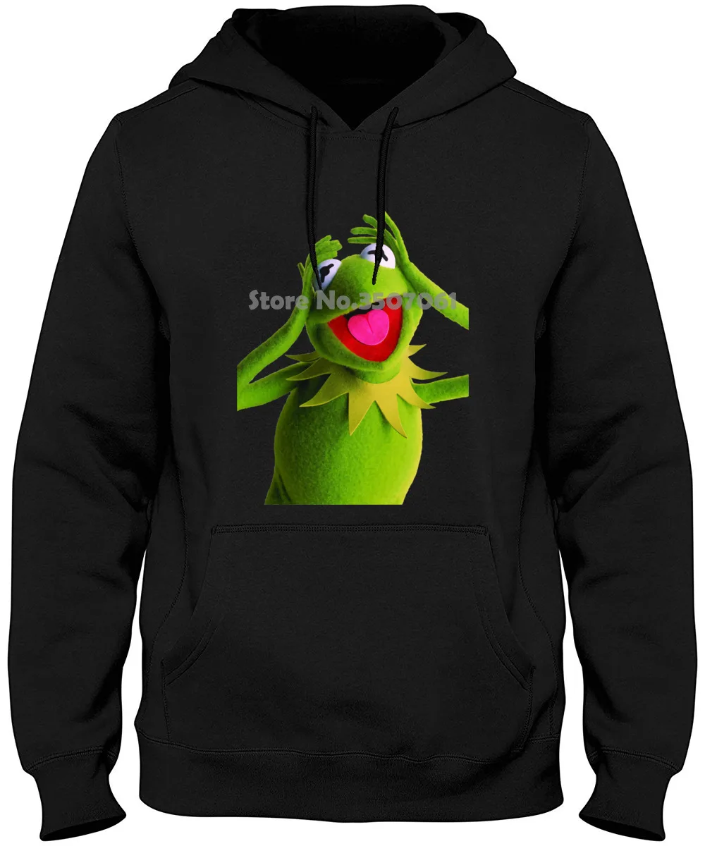 

The Muppets Kermit The Frog Funny Cool Looking Unisex White long Sleeve Casual PrintedSize S 3xl Punk Hoodies & Sweatshirts