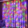 3x3M 300 LED String Light Curtain Fairy Lights String Outdoor Holiday Wedding xmas Garland Party Window Decor Christmas Lights ► Photo 3/6