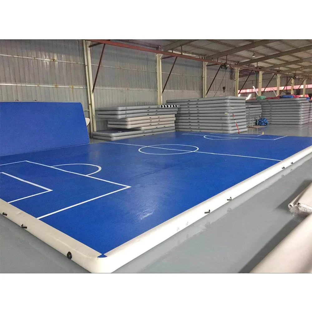 8x4x0.2m Air Mat Tumble Track Gymnastics Tumbling Mat Inflatable Gym Mats with Electric Air Pump