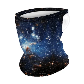 

Headband Scarf Multifunction Face Coverings Seamless Bandana For Outdoor Sun Wind UV Protection Starry Sky Digital Printing