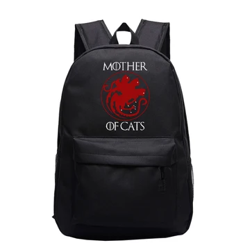 

Teenagers School Bags Student Laptop Mother of Cats Backpack for Boys Girl Children Bookbag Waterproof Travel Daypack Escolar