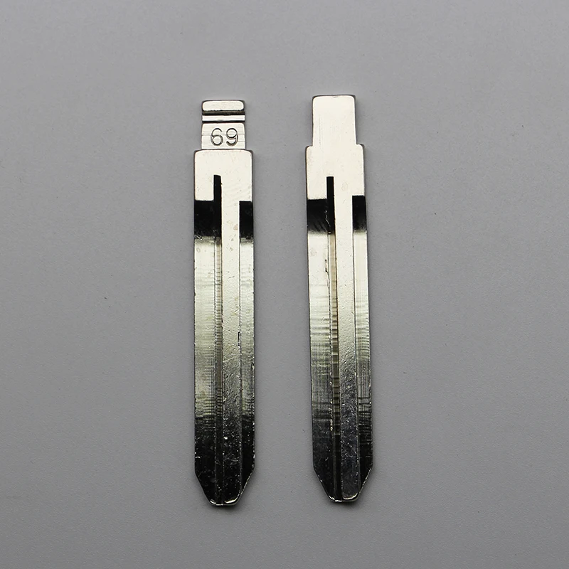 #69 Uncut Metal NO. 69 Scale Blank Car Key KD MINI/KD900 Remote Blade TOY43R For Subaru XV/Great Wall For Toyota (old) Key Blade