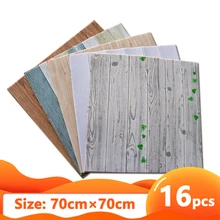 

16Pcs Self-Adhesive Wallpaper 3D Wall Panel Living Room Bedroom Children's Room 3D Wallpaper Waterproof Home Decoration