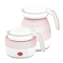 Электрический чайник, электрический чайник, Интеллектуальный сейф, удобный складной, 800 мл, 850-1100 Вт, для кипячения воды, чайники