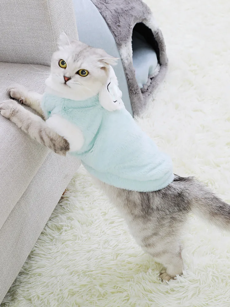 

Cat Clothes Sweater for Cats Winter Warm Cat Costume Clothing Gatos Product Katten Kedi Coat Mascoats Gato Ropa Para BB50WY