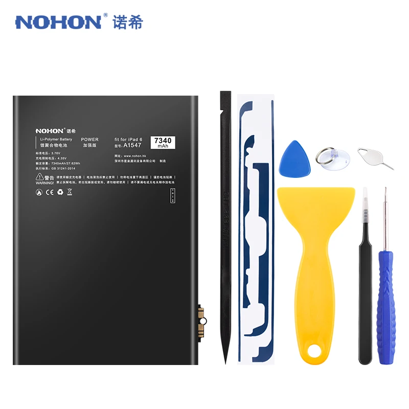 Аккумуляторная батарея NOHON для планшета Apple iPad 6 Air 2 A1566 A1567 A1547 большой емкости 7340