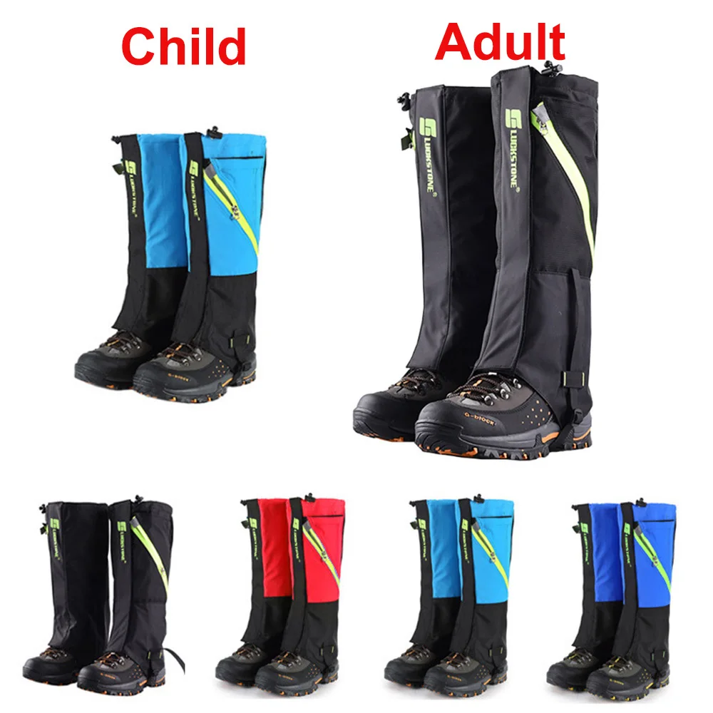 

Unisex Waterproof Snow Gaiters Leg Covers Climbing Camping Hiking Ski Kid Leg Warmers Boot Shoe Legging Gaiter Legs Protection