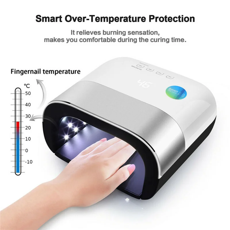 

48W Sun3 2.0 Nail Dryer UV LED Lamp Nail with Smart Timer Display Nail Dryer Nail Tool 2.0 Smart Nail Dryer Sensor Gel Light