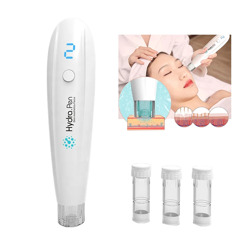 Новая ручка инжектор Hydra Derma H2 нано мезотерапия микроиглы портативный умный для