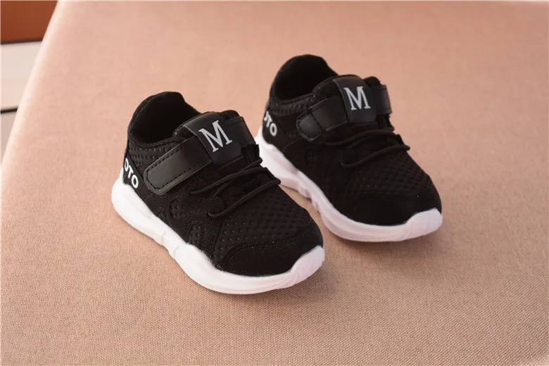 autumn new fashionable net breathable pink leisure sports running shoes for girls white shoes for boys brand kids shoes