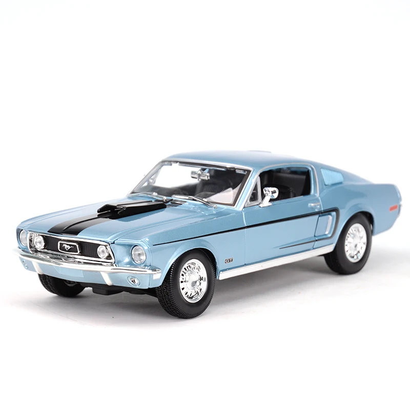 Maisto 1:18 1968 Ford Mustang GT Cobra Jet Sports Car статическое моделирование литые Автомобили