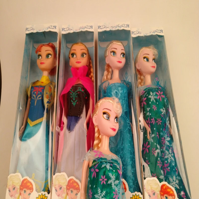4 стиля высокое качество 32 см Анна Эльза куклы Icy принцесса Boneca Снежная королева Fever кукольный подарок для девочек