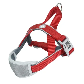 

Dog Harness Adjustable Breathable Soft Dog Harness for Big Dog Reflective Padded Pet Chest Vest with Handle Easy Control Durable