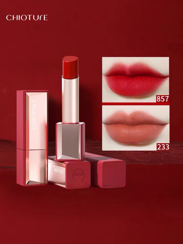 

Square Tube Matte Lipstick Summer Velvet Matte Lip Makeup 3.5g Long-lasting and Waterproof Lip Stick Easy to Wear Moisturizing