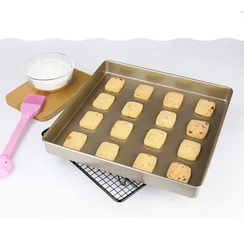 

1 Pcs Non-stick Square Baking Tray Pan 11 Inch Cake Bread Oven Pizza Biscuit Kitchen Tool FP8