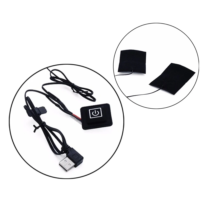 

Heating Pad USB Electric 5-in-1 Adjusted Temperature Thermal Winter Clothes Heated Warmer
