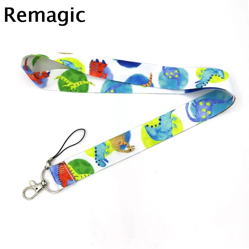 

Dinosaurs animals simple Neck Strap Lanyards ID badge card holder keychain Mobile Phone Strap Gifts webbings