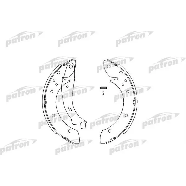 Колодки тормозные барабанные CITROEN: BERLINGO 08-, BERLINGO 96