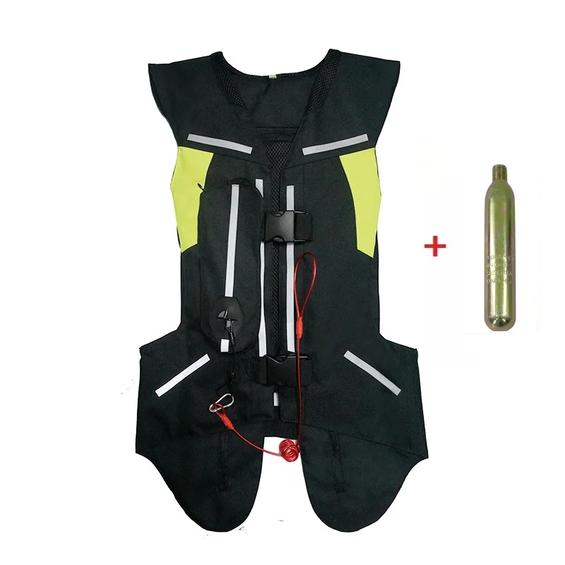 Gilet Airbag Moto Rcycle Moto Racing Sistema Airbag Avanzato Professionale Moto Cross Airbag Protettivo Incluso Cilindro