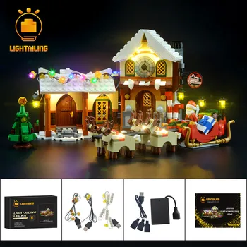 

LIGHTAILING DIY LED Light Up kit For Christmas Santa's Workshop Building Model Block Lighting Set Compatible With 10245 33024