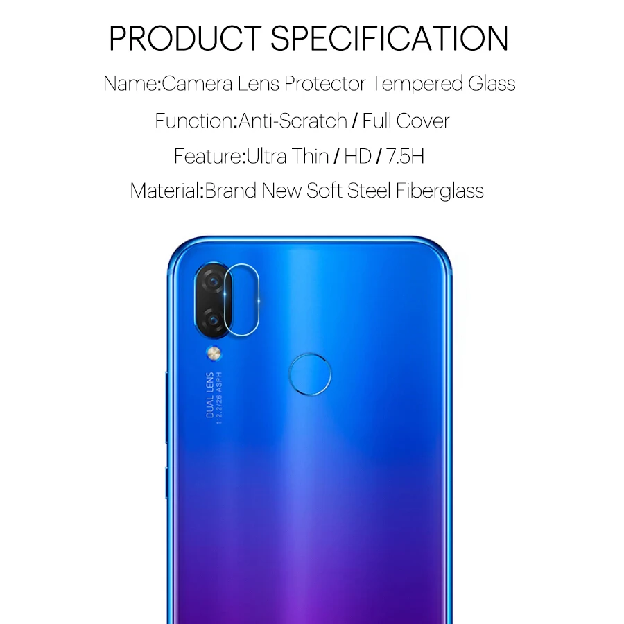 Back-Camera-Lens-Tempered-Glass-Screen-Protector-Film-For-Huawei-Nova-3-3i-P-Smart-Plus (4)
