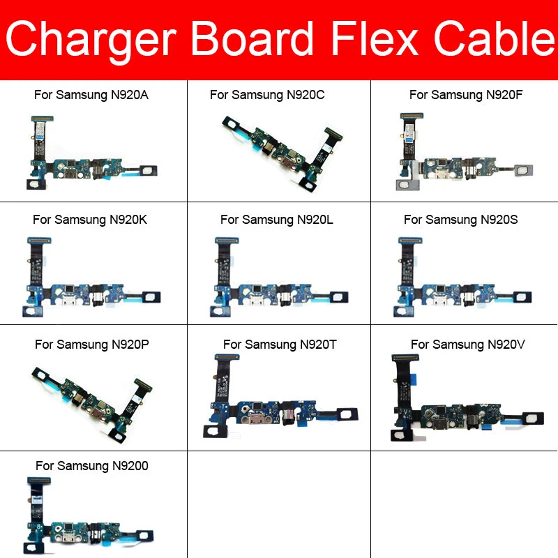 

USB Charging Jack Board For Samsung Galaxy Note 5 N920C N920F N920G N920i N920K N920L N920P N920S N920T N920V N9200 N920A Parts