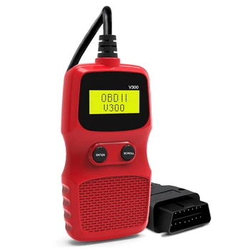 

OBD2 ELM327 V300 OBD2 OBDII Auto Diagnostic Tool Scanner Vehicle Repair Tools Engine Code Reader Backlight LCD Display