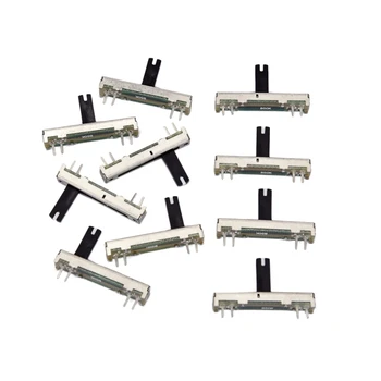 

10 PCS B50K Electronic Potentiometer, Adjustable Sliding Potentiometer Board Module for Guitar