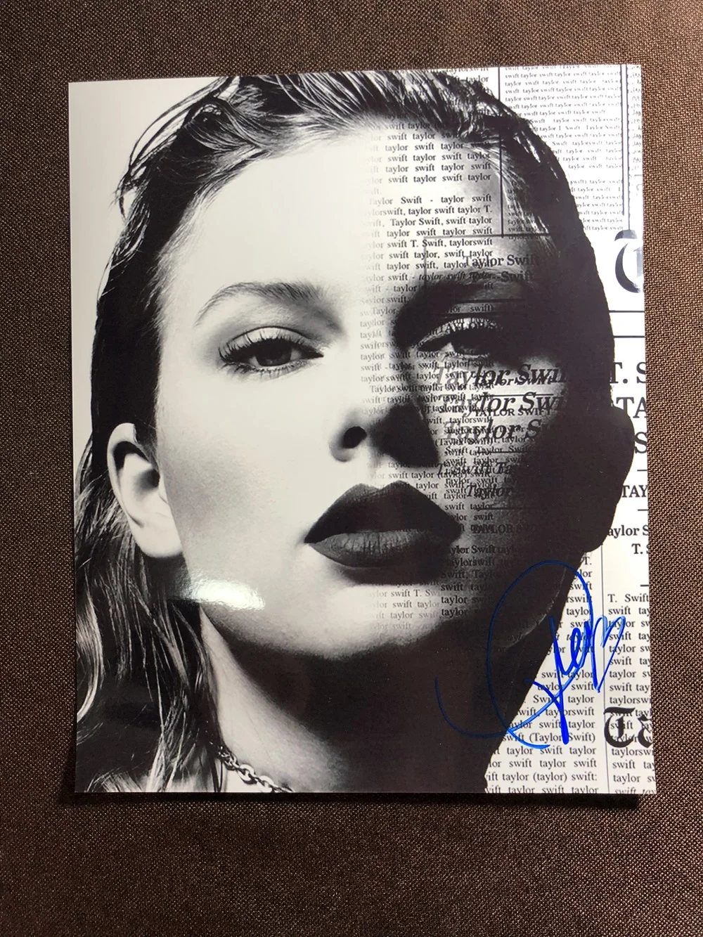 Подпись Taylor фото с автографом автограф ink8* 10 K-POP 102019A7