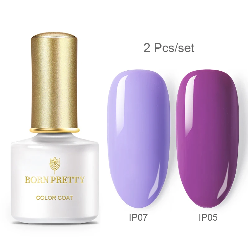 set 23 Набор гелей для ногтей BORN PRETTY, 2 бутылки, Гель-лак для ногтей, Гель-лак для ногтей, стойкий УФ-гель, цветной гель Nagel Gellack, 6 мл - Цвет: set 23