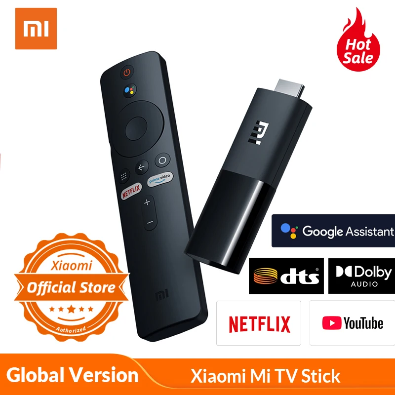 Скидка При заказе от 2 000 Р Глобальная версия Xiaomi Mi TV Stick 1080P Dolby DTS HD декодирование