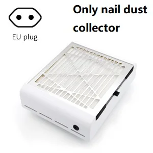 EU Plug Nail cleaner 60 Вт 2 в 1 дрель для ногтей 35000 об/мин с пылесборником для ногтей пылесос для маникюра - Цвет: EU Plug Nail cleaner