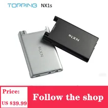 Topping NX1s Noise Headphone Amplifier Portable Stereo Zero Amplifiers 3 5mm Hifi Digital USB Rechargeable Built in Battery