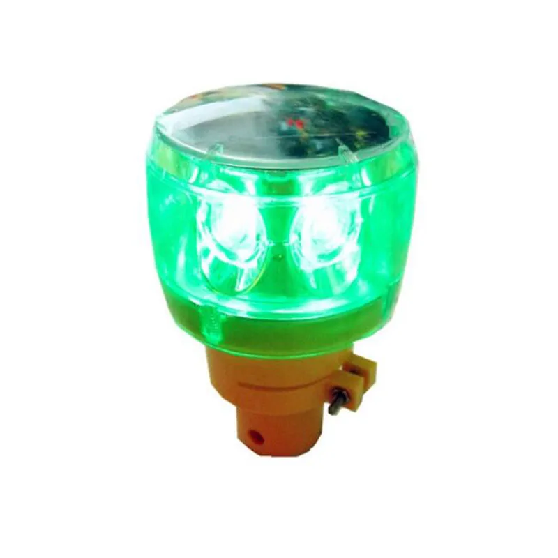 6 шт. зеленый мигающий светодиодный Предупреждение ющий светильник для безопасности дорожного движения используется, солнечный кукурузный светильник