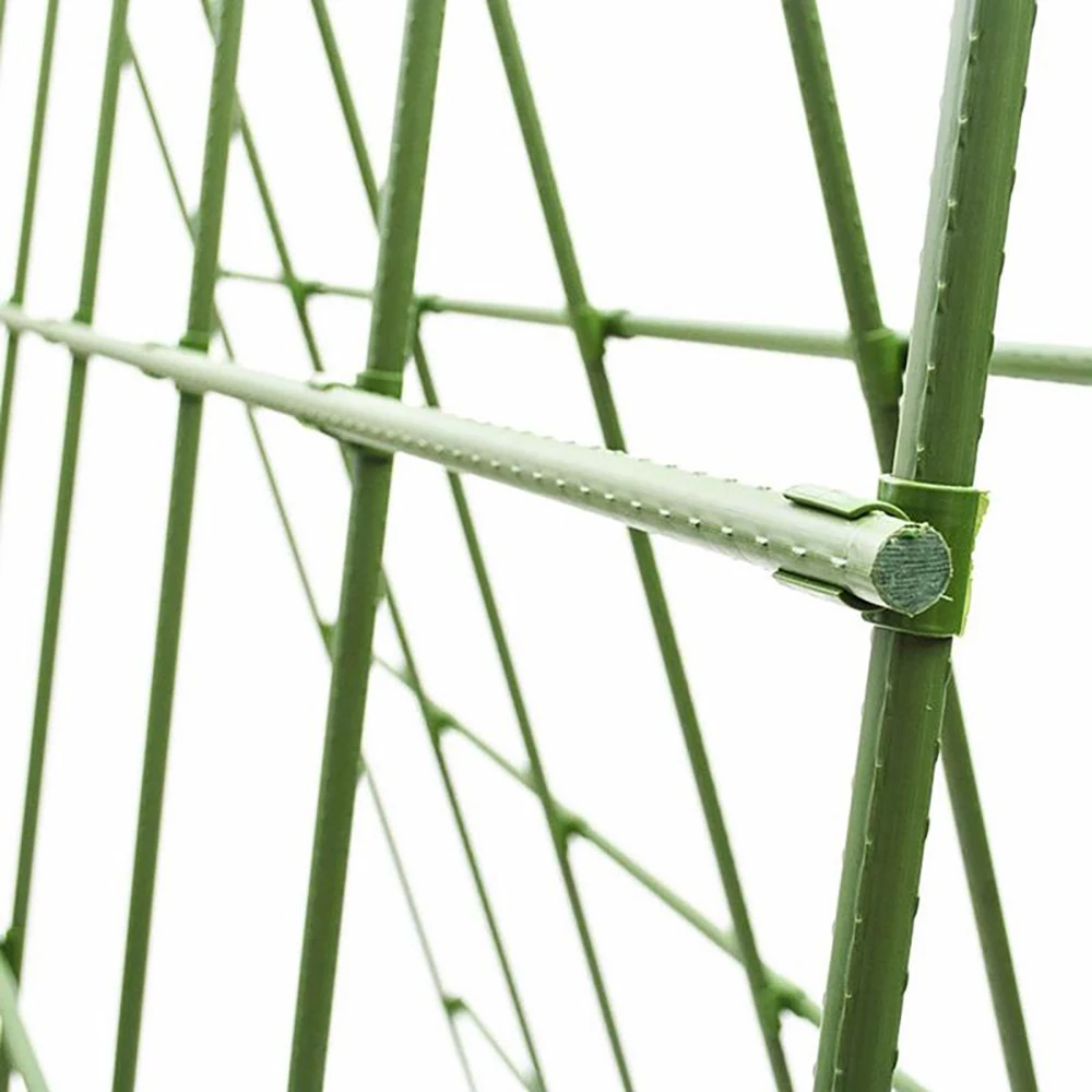 10 PCS Universal Plastic Clips Plant Support Fixed Connector Pillars Gardening 11-20mm Diameter Fastener Adjustable Accessories