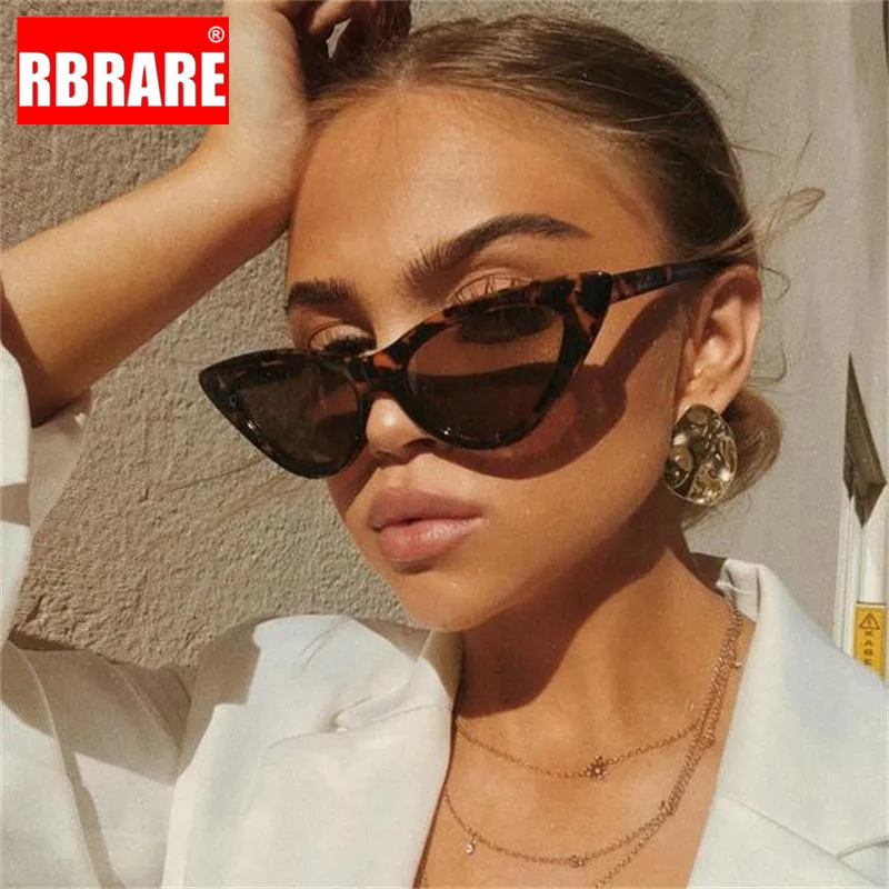 Женские солнцезащитные очки с кошачьим глазом RBRARE Винтажные Солнцезащитные в
