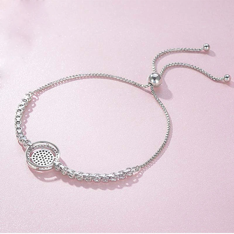 TONGZHE подлинный 925 серебряный браслет регулируемые бусины Evil Eye синий CZ теннисные браслеты для женщин и мужчин ювелирные изделия дружбы