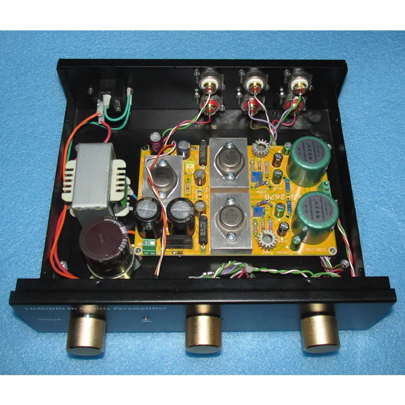 Cow input pure class A singleended output germanium tube preamplifier
