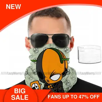 

Deathstroke Mouth Face Mask Deathstroke Facial Mask Adult Lovely Polyester with 2 Filters Mask