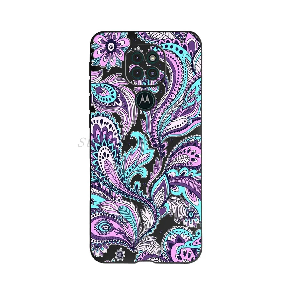 Floral Printed Soft Silicone Phone Cover